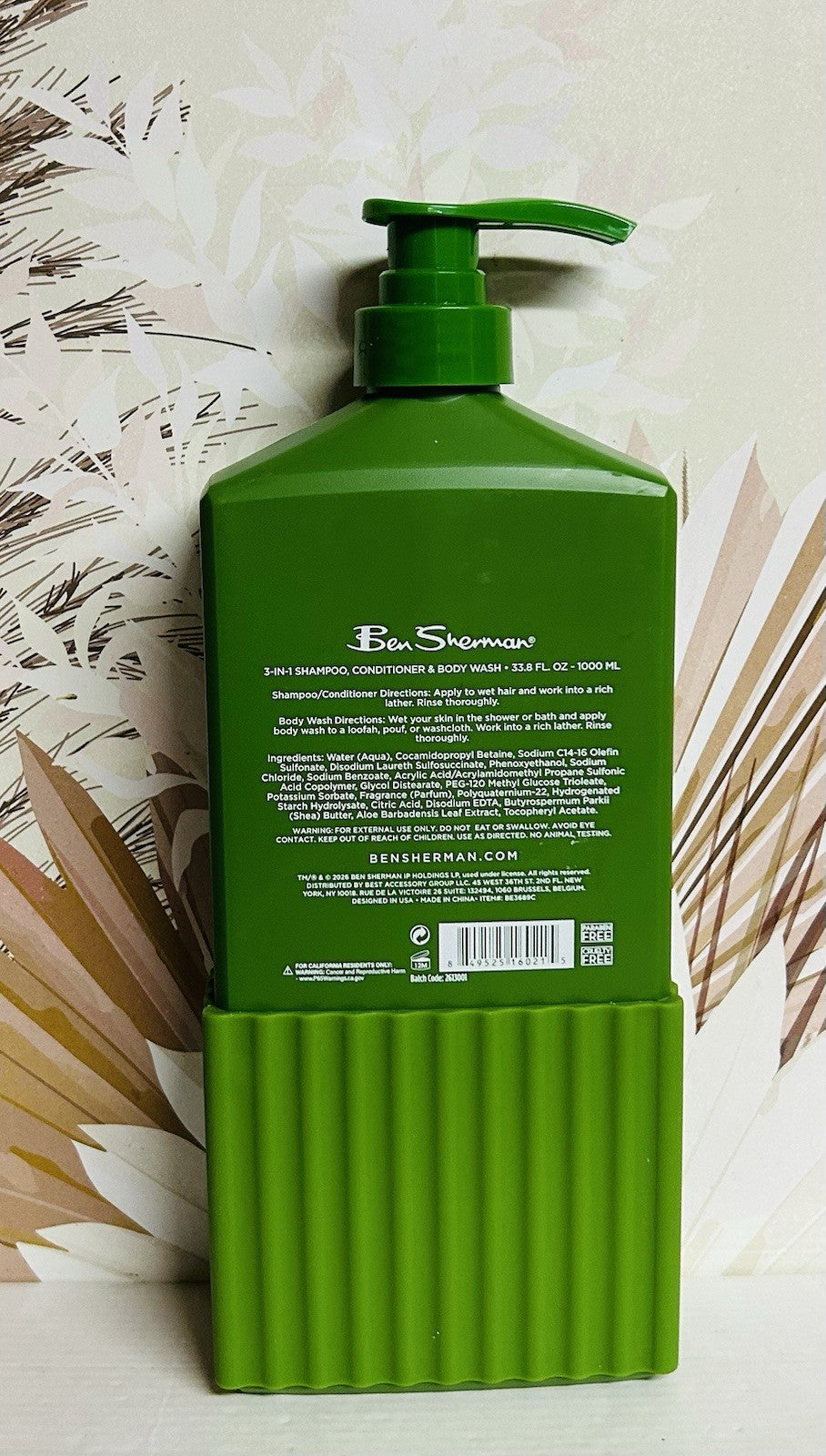Men's 3-in-1 Body Wash with Vitamin E & Aloe Vera - Forest Pine 33.8 oz