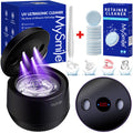 Ultrasonic Dental & Jewelry Cleaner 45kHz UV Sterilizer with Tablets – Portable