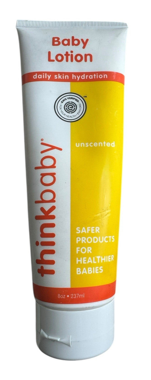 Baby Lotion Unscented Daily Skin Hydration Refillable Tube - 8 oz