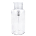 10 Oz Clear Plastic Liquid Pump Dispenser Bottle with Flip Top Cap