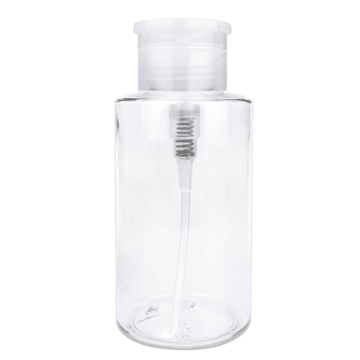 10 Oz Clear Plastic Liquid Pump Dispenser Bottle with Flip Top Cap