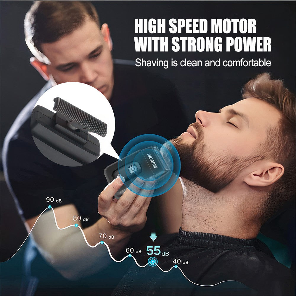 Cordless Hair Clipper and Trimmer Set for Men with Adjustable Blade LED Display