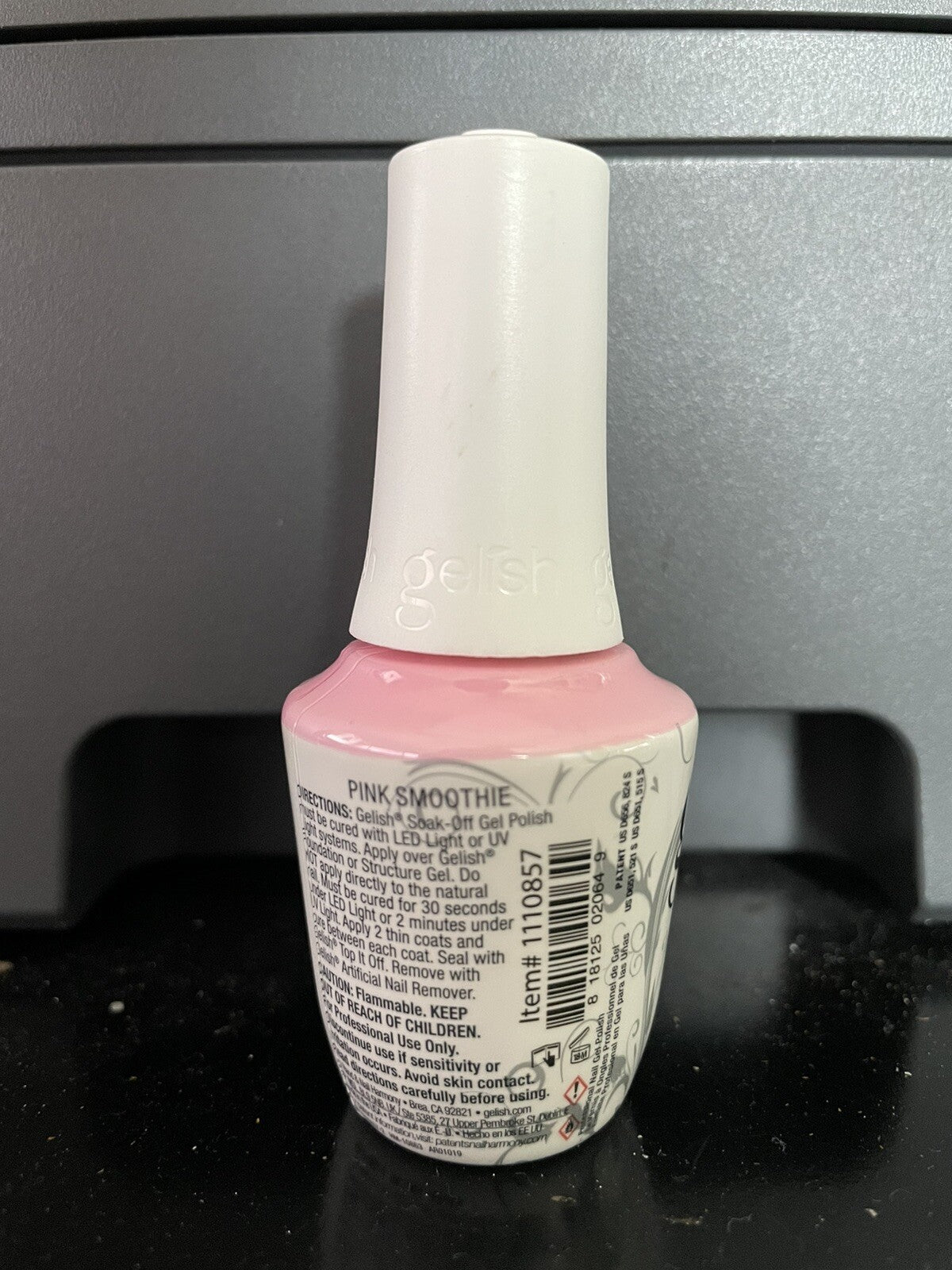 Gelish Pink Smoothie Gel Nail Polish 0.5oz Soak Off UV & LED Compatible
