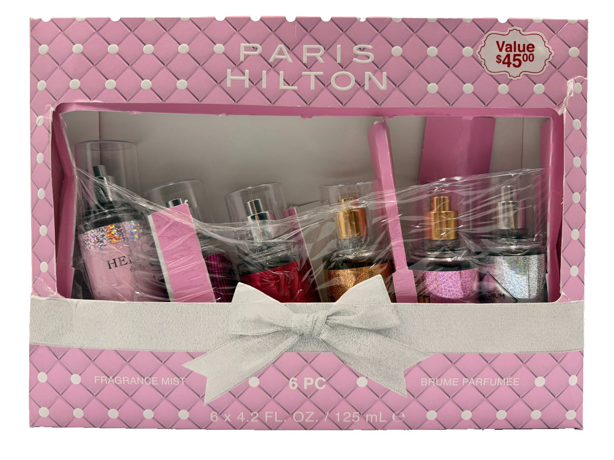 Paris Hilton 6-Piece Body Mist Gift Set - 4.2 oz / 125 ml for Women