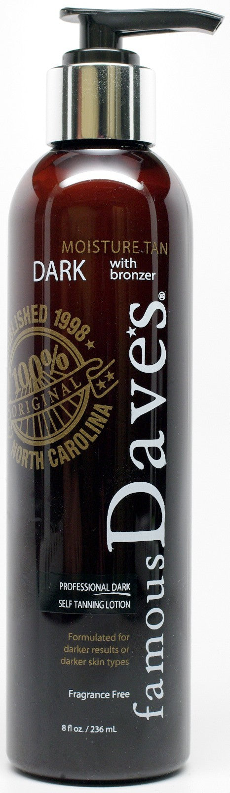 Dark Self Tanner with Bronzer - Moisturizing Sunless Tanning Lotion