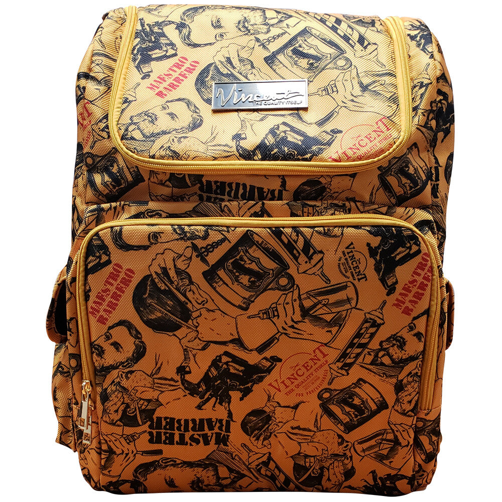 Barber Hair Clipper & Trimmer Storage Backpack with Organization Compartments