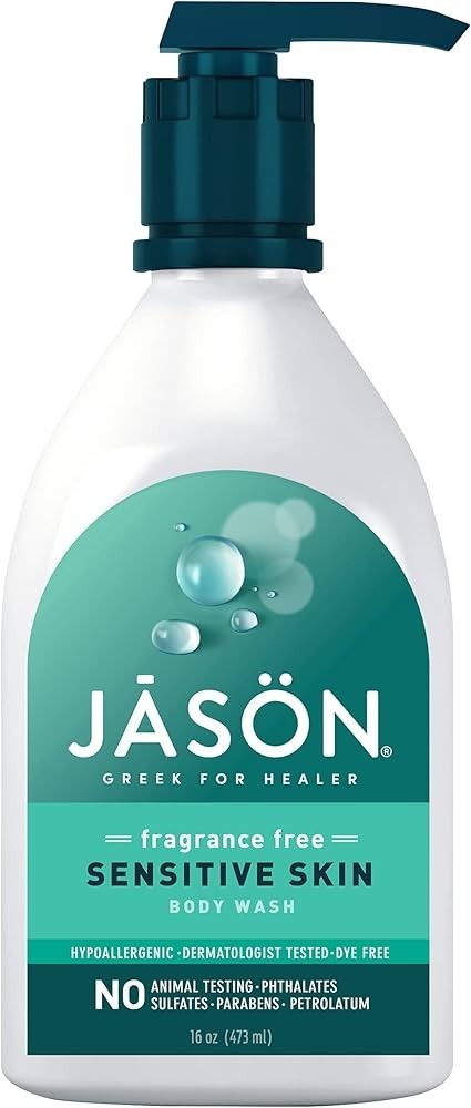 Gentle Fragrance-Free Body Wash - 16oz Sensitive Skin Shower Gel