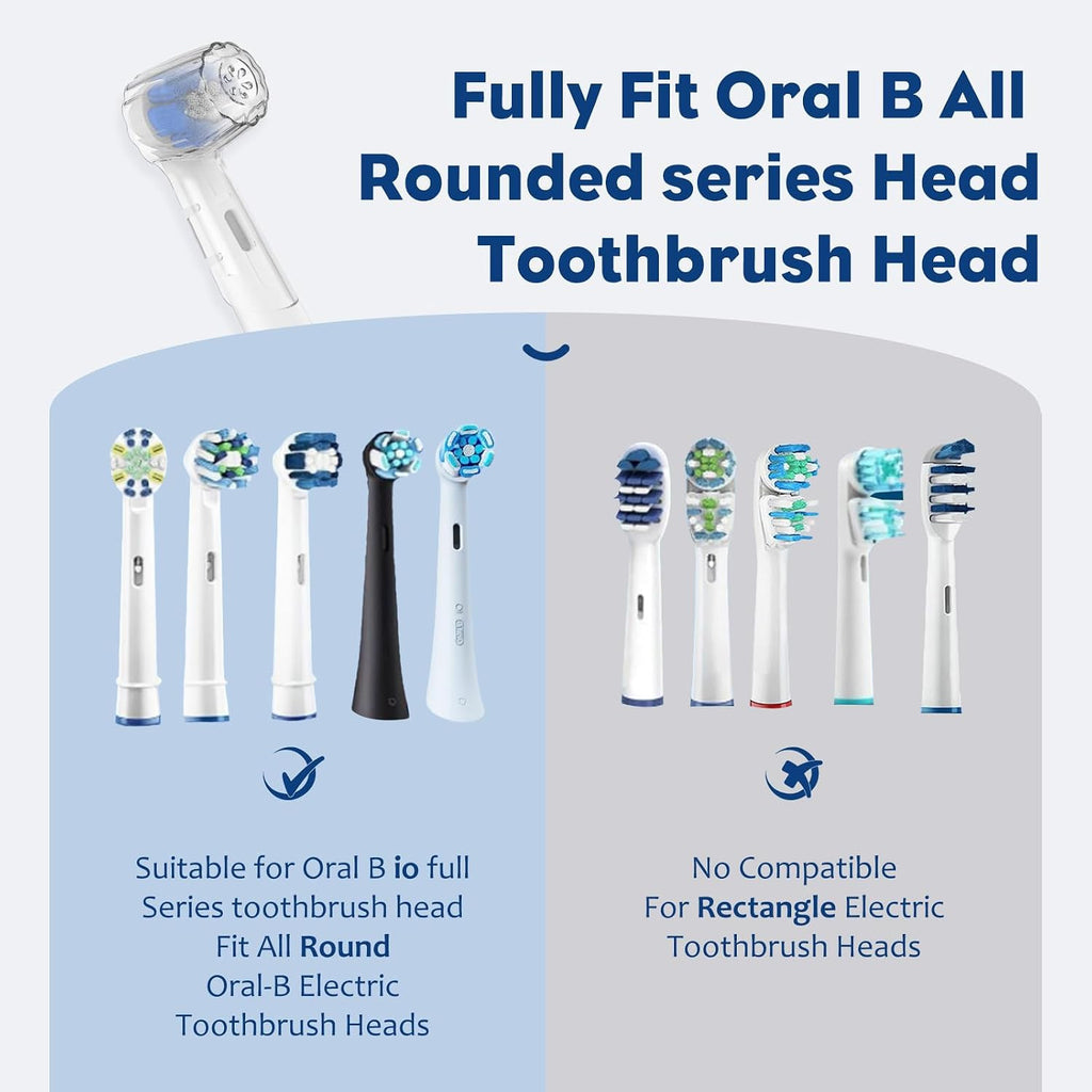 Electric Toothbrush Cover for Oral B iO Series - Dustproof, Reusable, 10 Pack