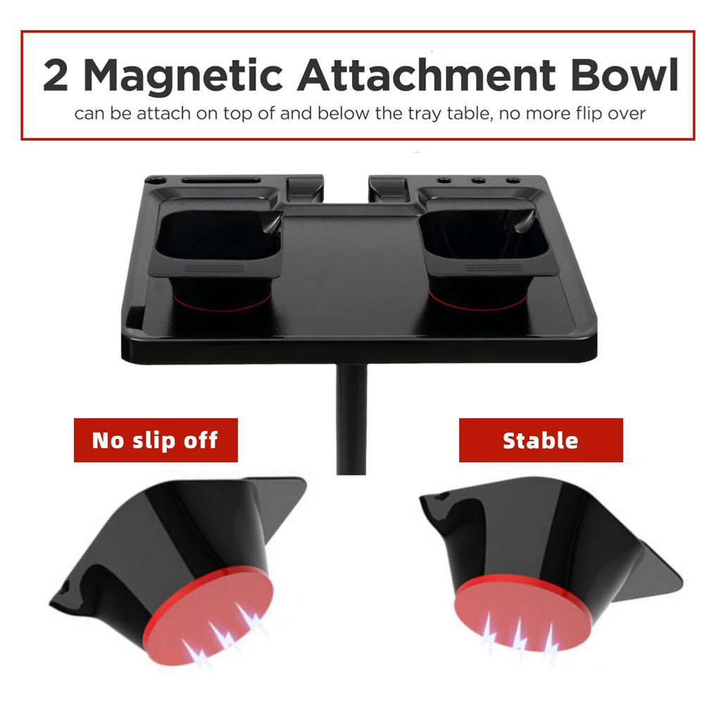 Height Adjustable Salon Tray Cart for Hair Extensions & Styling