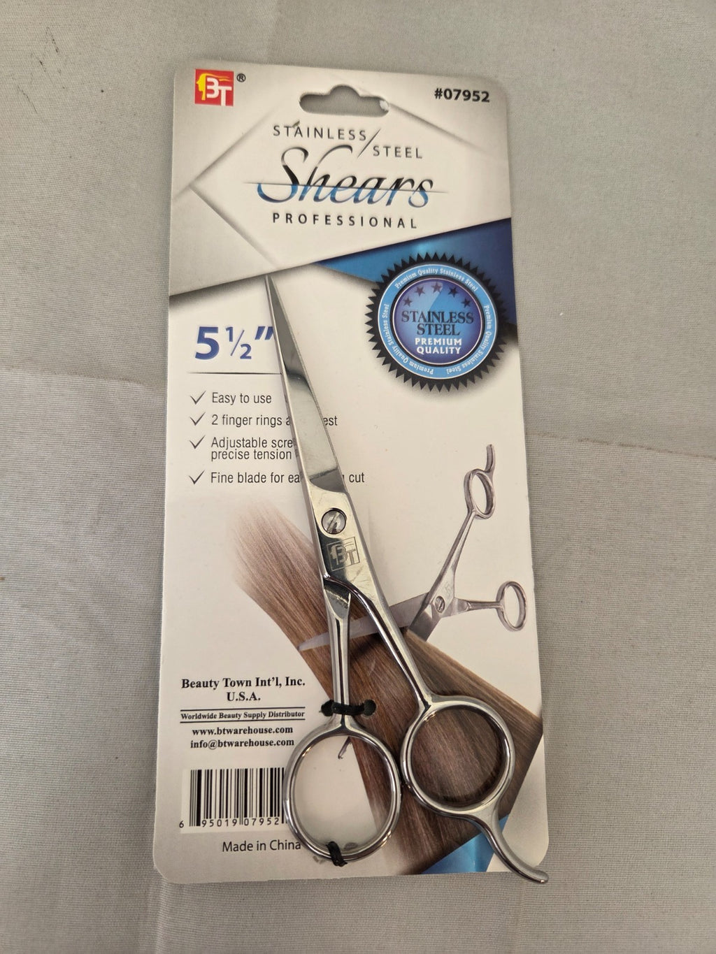 Hair Cutting Scissors Stainless Steel 5.5-7.5 Inch Professional Barber Shears