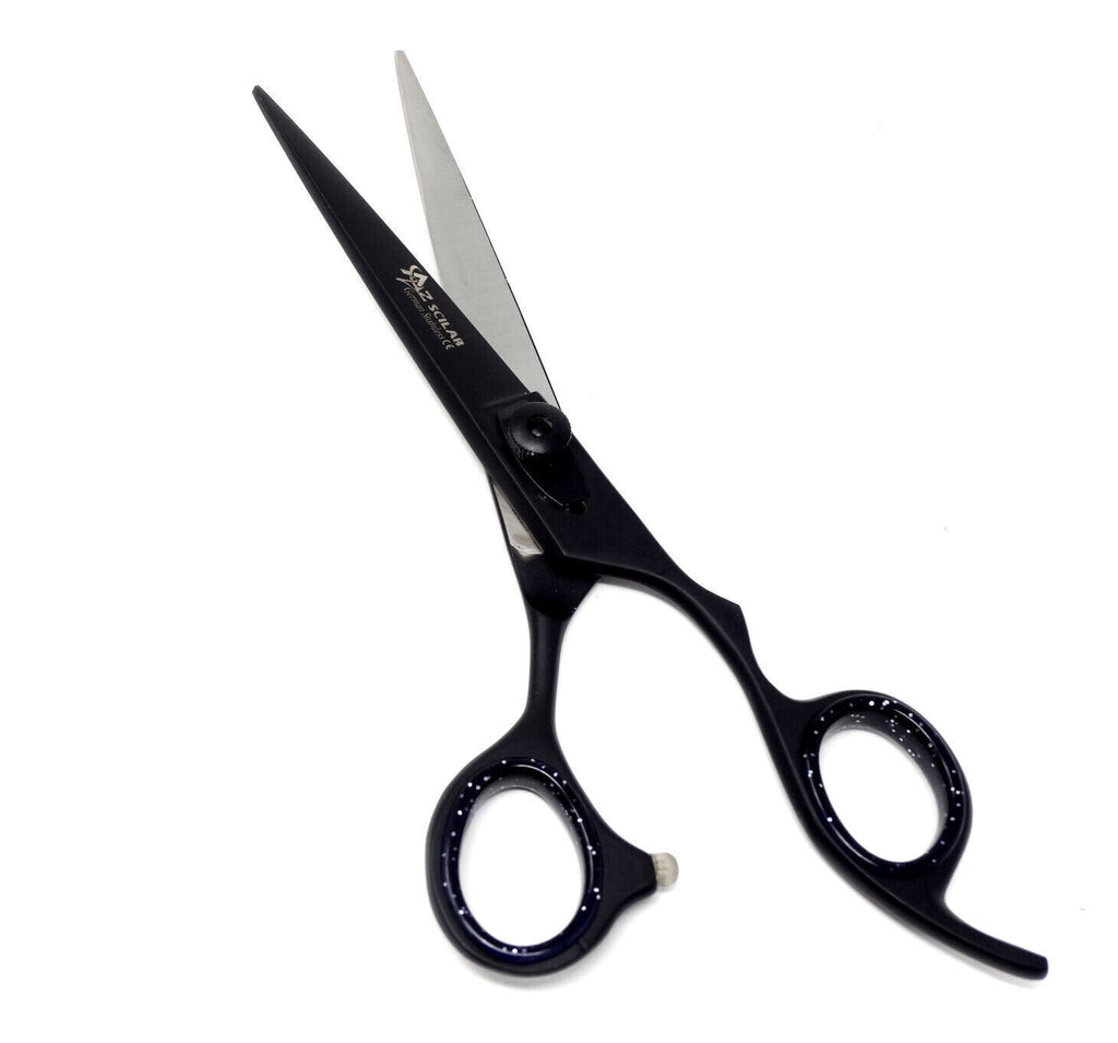 Professional 6.5-Inch Hair Cutting Scissors Shears - Black Titanium Coated