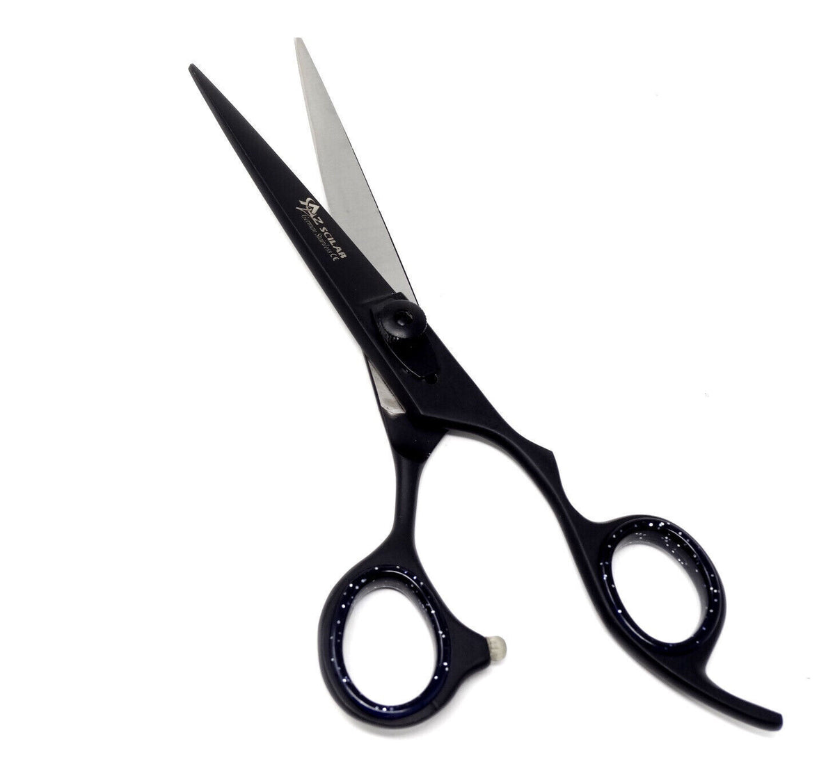 Professional 6.5-Inch Hair Cutting Scissors Shears - Black Titanium Coated