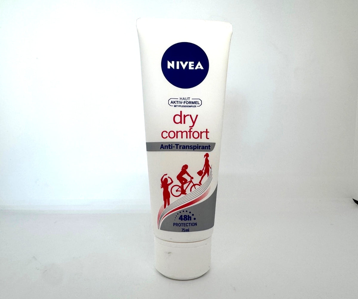 Nivea Dry Comfort Antiperspirant Cream 75ml Strong Protection for Dry Pits