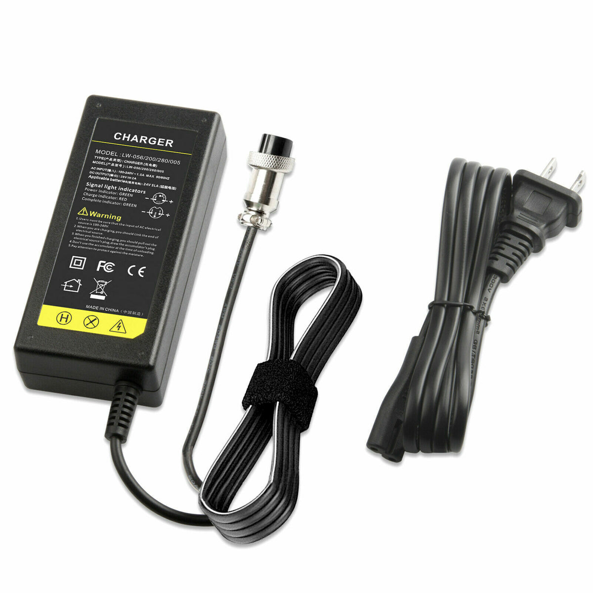 Electric Scooter Battery Charger for Razor E100 E200 E300 E500 Models