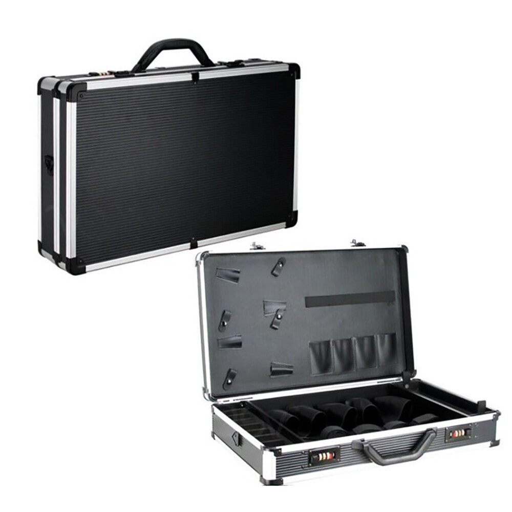 Professional Barber Carrying Case Organizer Travel Tool Box with Lock