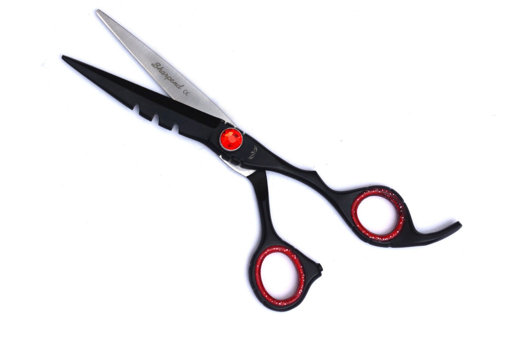 Professional Hairdressing Scissors Set with Thinning Shears and Razor - 6.5 Inches