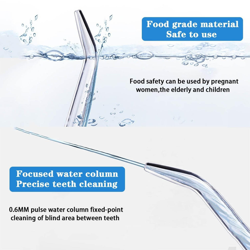 Replacement Tips for Waterpik Water Flossers - 4 Pack, Deep Cleaning Jet Heads