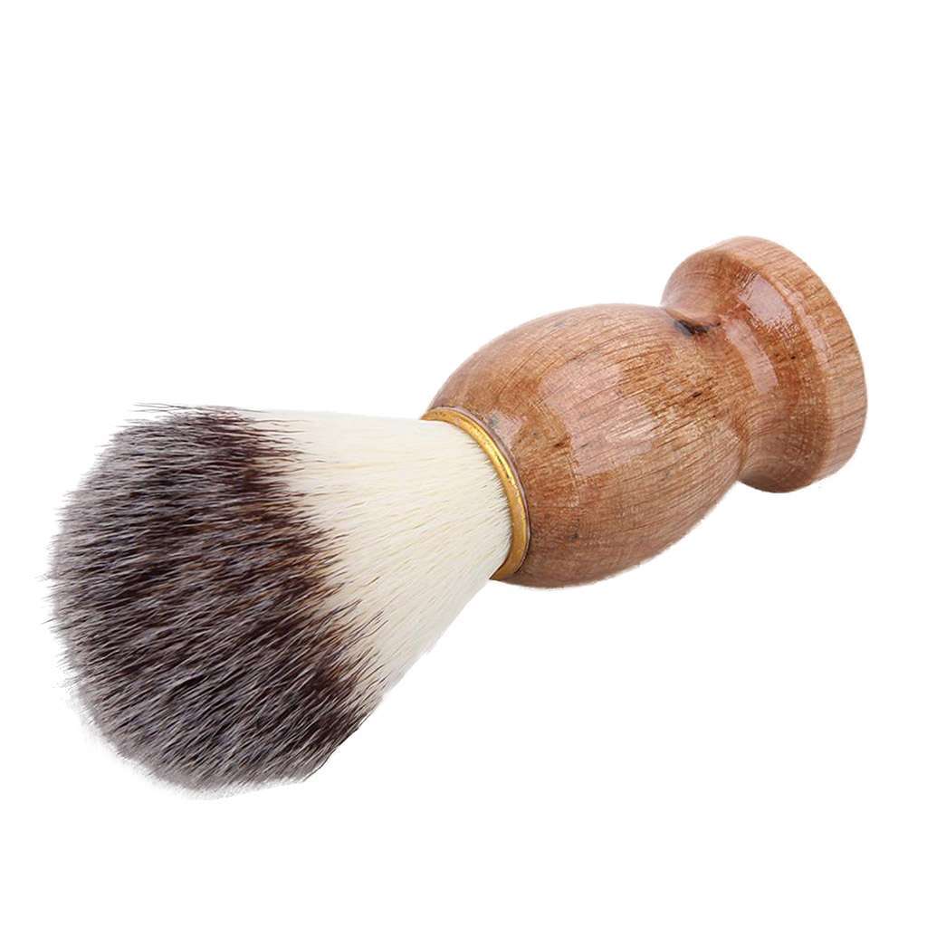 Men's Badger Hair Shaving Brush Set - Multiple Pack Options, Wooden Handle