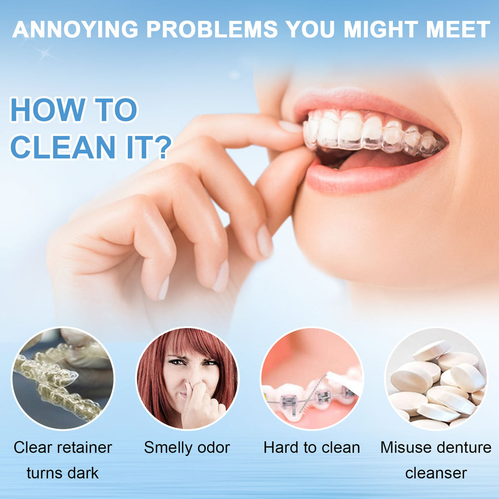 Denture Cleaner Tablets for Mouth Guards and Removable Dental Appliances - 120 Count
