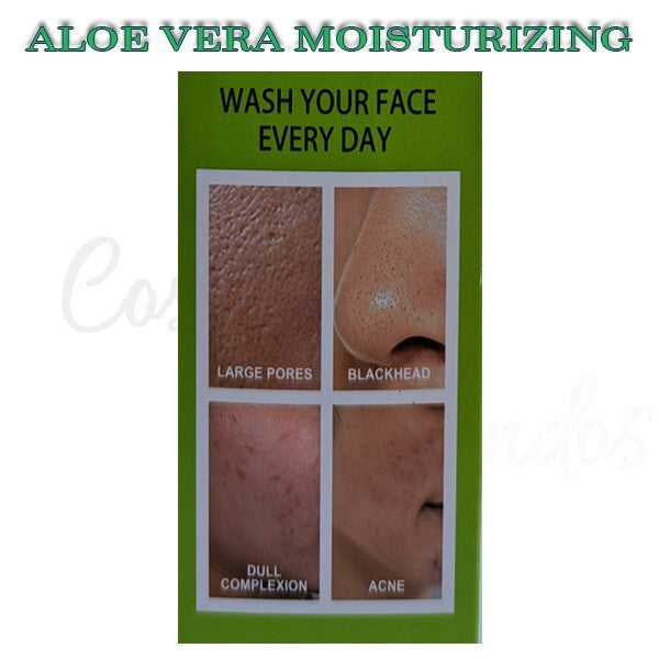 Hydrating Foaming Facial Cleanser with Aloe Vera - 2 Pieces