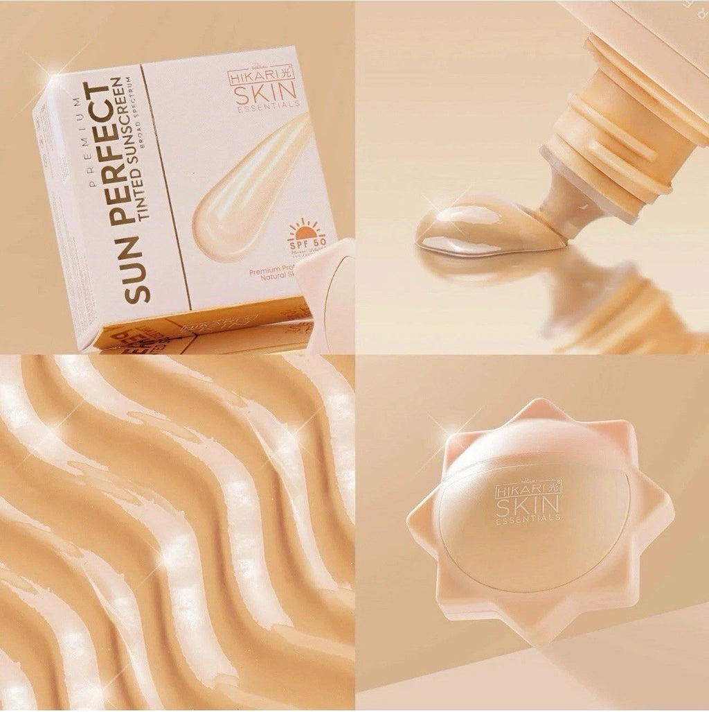 Hikari Skin Essentials Tinted Sunscreen SPF 50 50ml - Natural Skin Protection