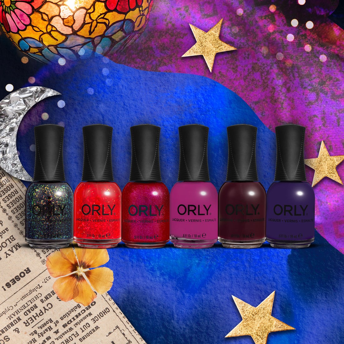 Nail Lacquer Set of 6 Fall 2026 Collection - Autumn Nail Polish Shades