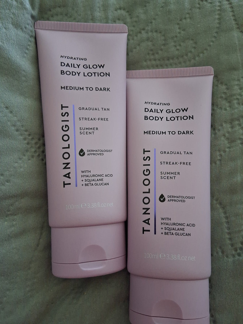 Hydrating Daily Self Tanner Set - Medium to Dark, 3.38 oz x 2