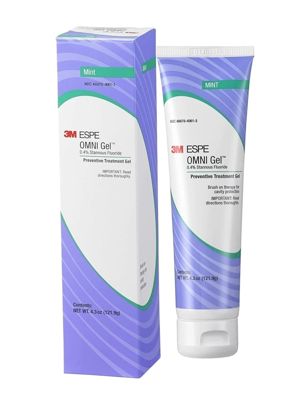 3M OMNI Fluoride Gel 0.4% Stannous Preventative Oral Care Treatment