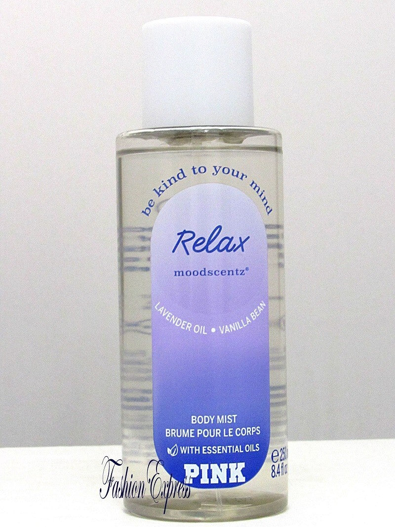 Victoria's Secret Pink Relax Scented Body Mist Spray 8.4 Fl Oz
