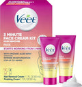 Facial Hair Removal Cream for Women - 3 Minute Depilatory with Organic Aloe Vera