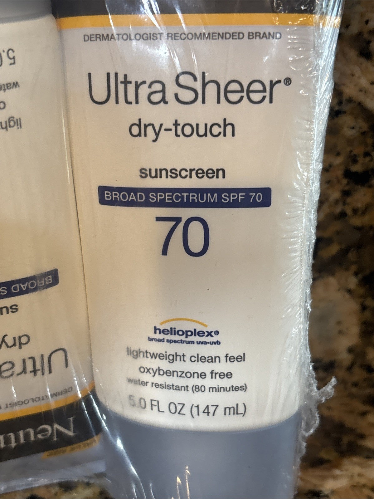 3 Pack SPF 70 Sunscreen Lotion - Ultra Sheer Dry Touch, 5oz Each