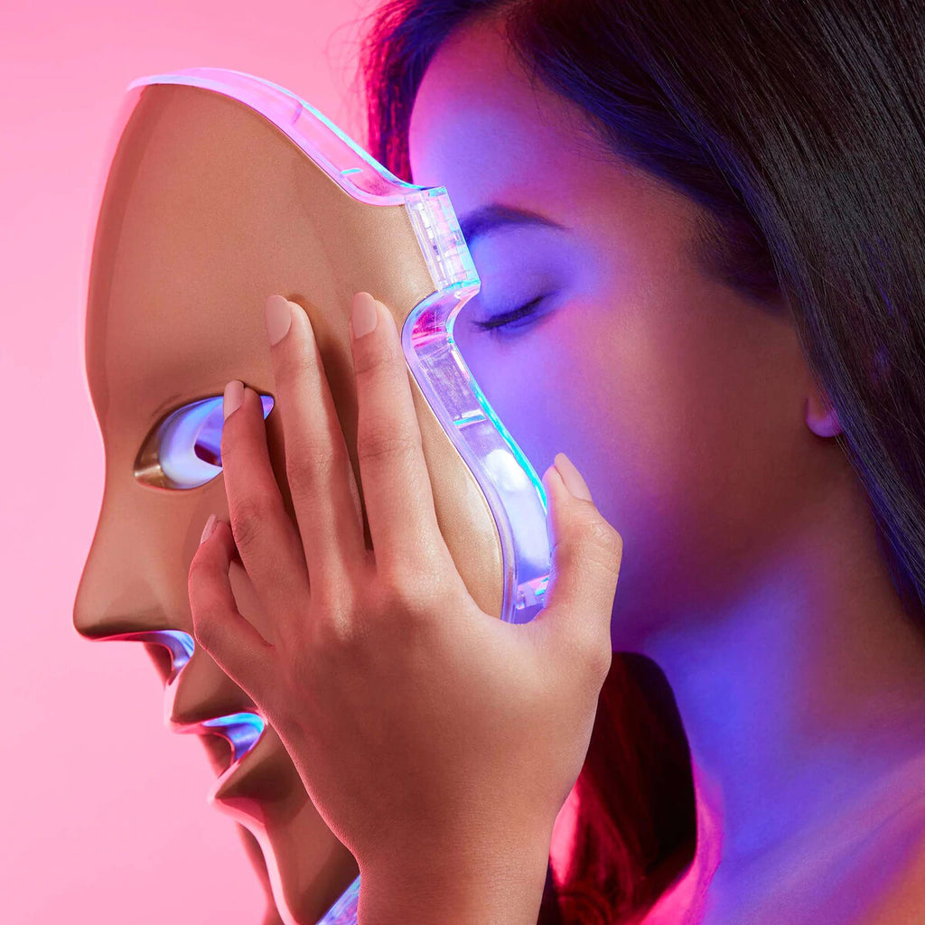 LED Light Therapy Facial Device for Skin Rejuvenation & Acne Treatment