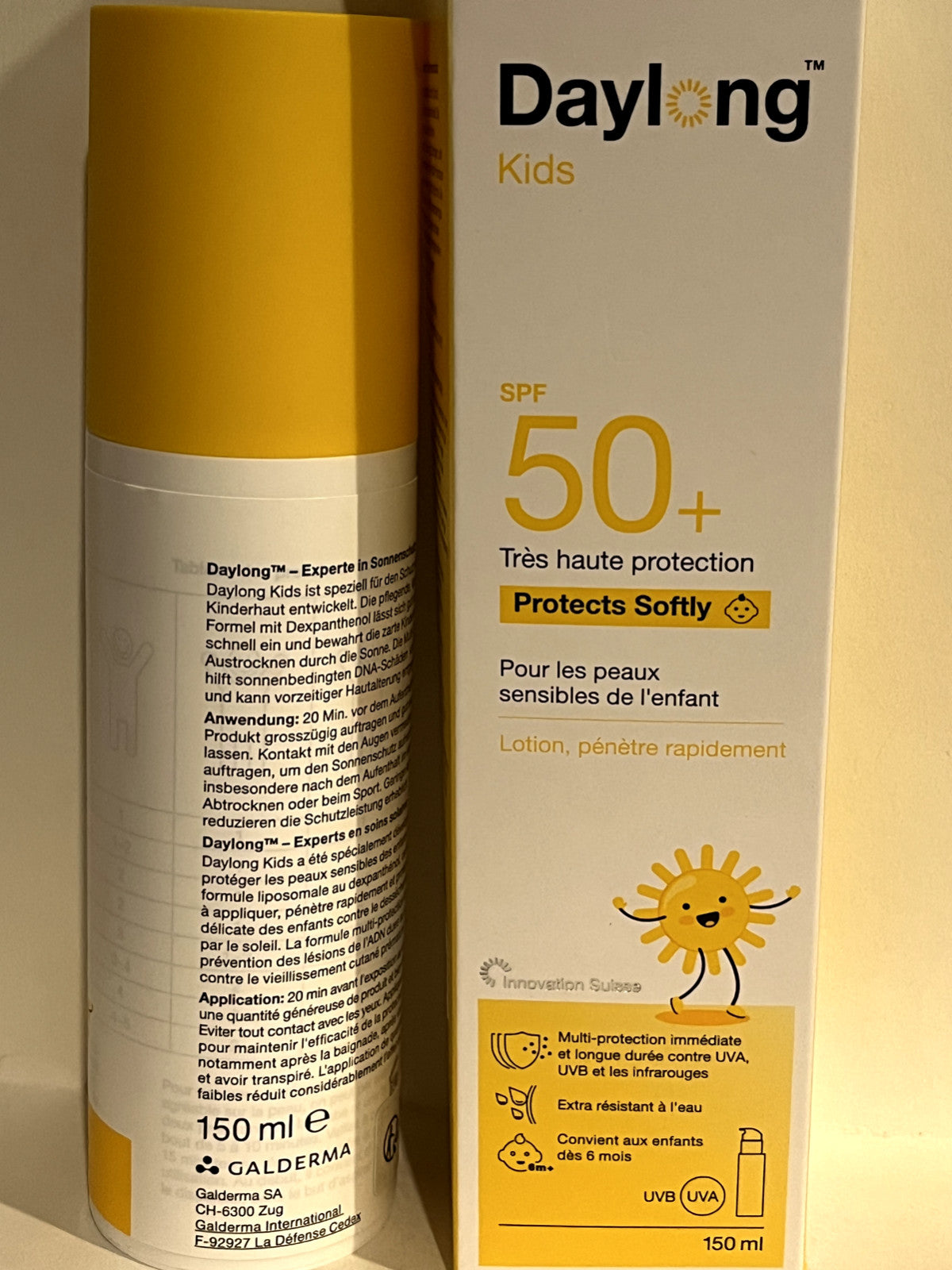 Kids SPF 50+ Liposomal Sun Lotion 150ml - Water Resistant, UVA/UVB Protection