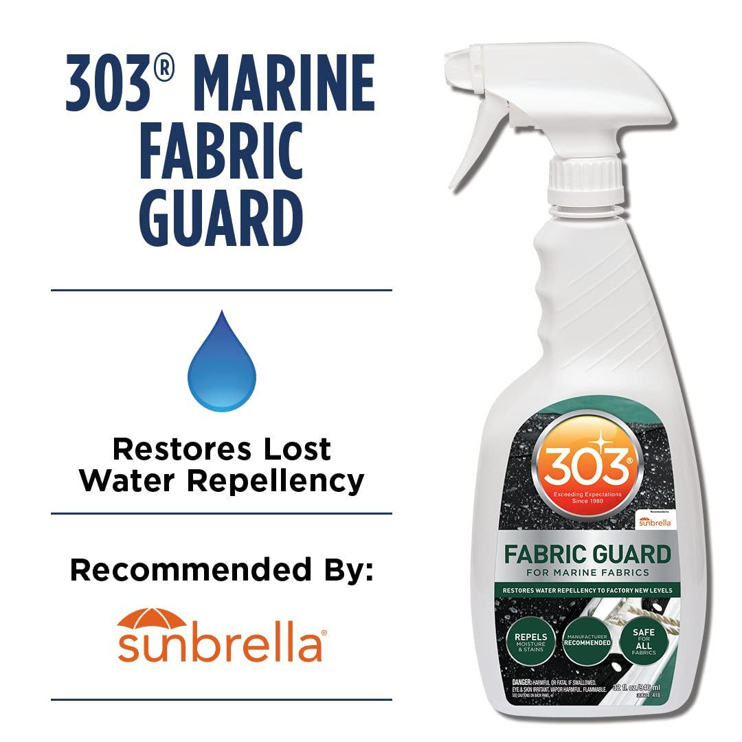 Marine Fabric Water Repellent Protector 32 oz for Canvas Boat Covers