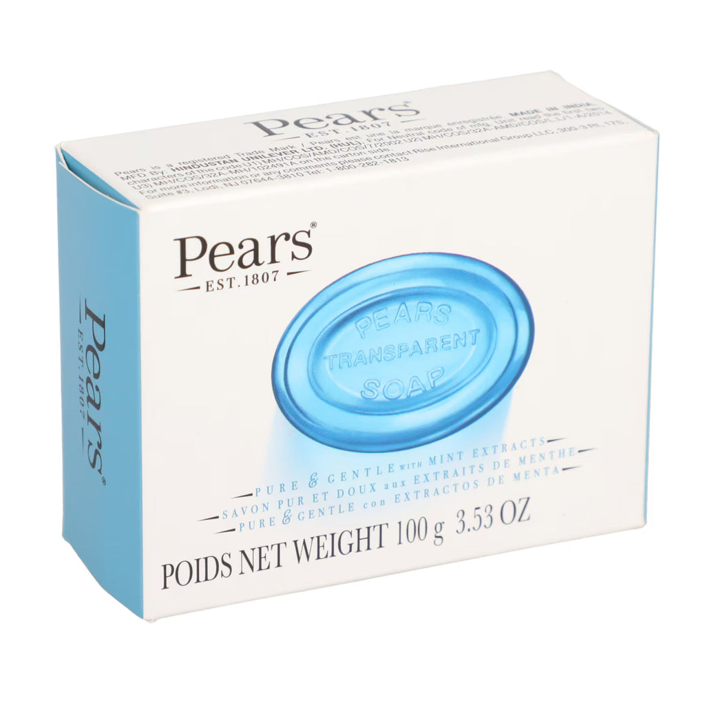 Germishield Mint Soap Bars - 8 Pack Natural & Gentle Skin Cleansing