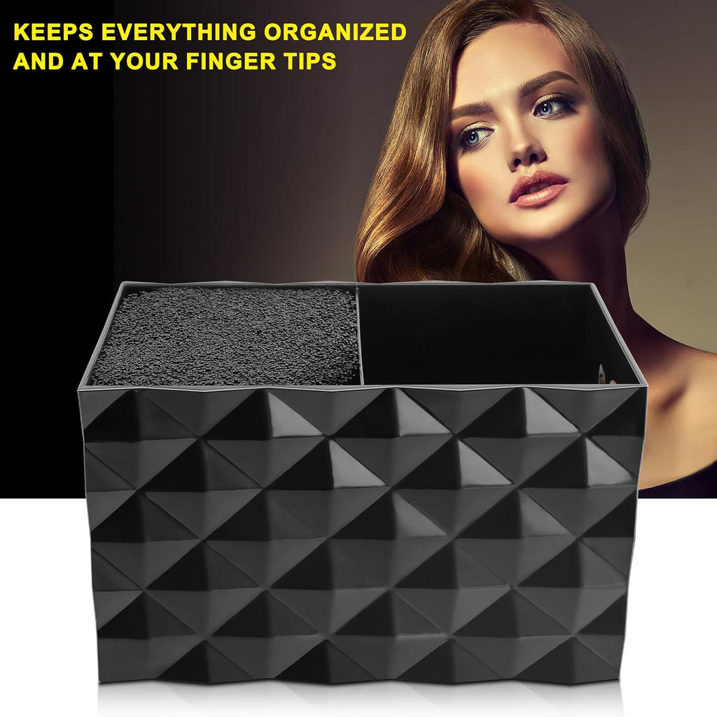 Professional Barber Scissors Holder Box - Hairdressing Tool Organizer for Salons & Barbershop