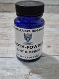 Organic Tooth Powder Mint & Myrrh 1.5 Oz Natural Oral Care