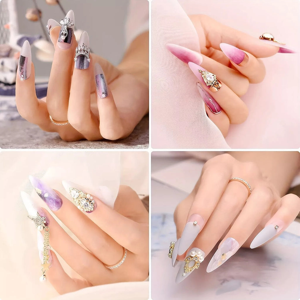 24-Color UV Gel Nail Polish Set - Builder & Art Nail Art Kit