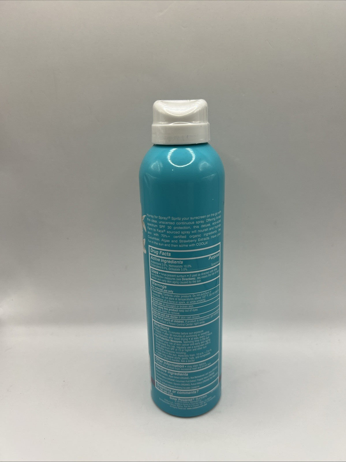 Unscented Sunscreen Spray 6oz - Waterproof, SPF Sun Protection