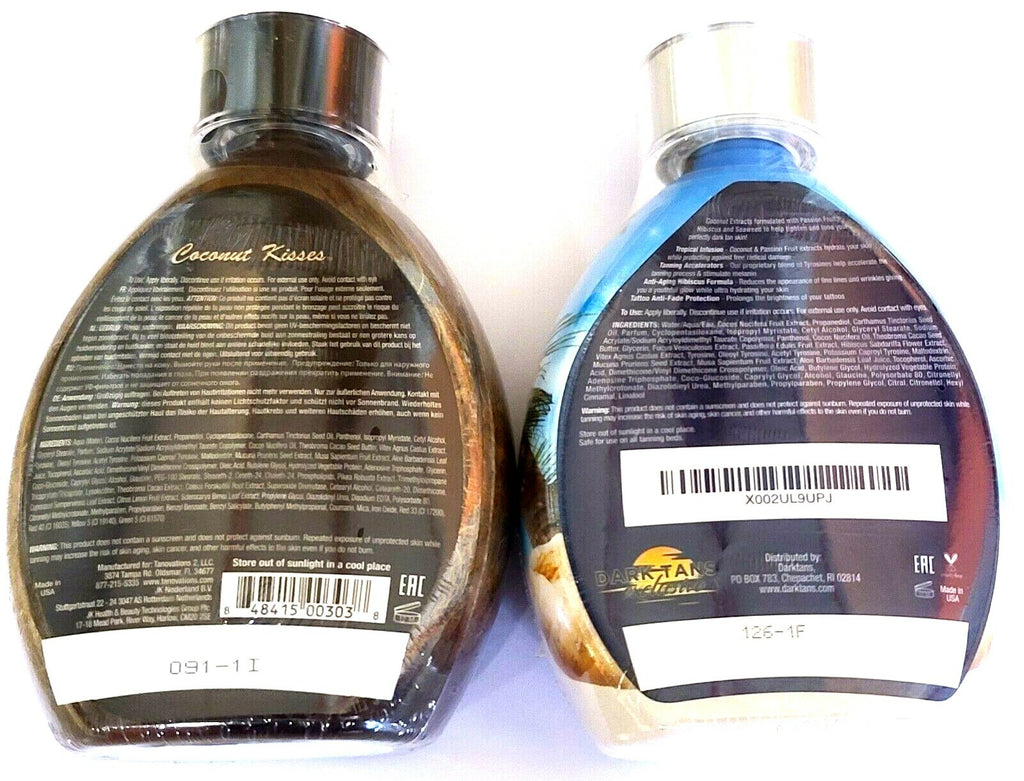 Tanning Bed Lotion with Coconut & Passion Fruit - Accelerates & Hydrates Skin