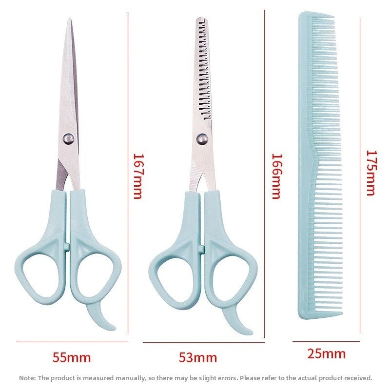 3-Piece Hair Cutting and Thinning Shears Set for Styling and Texturing