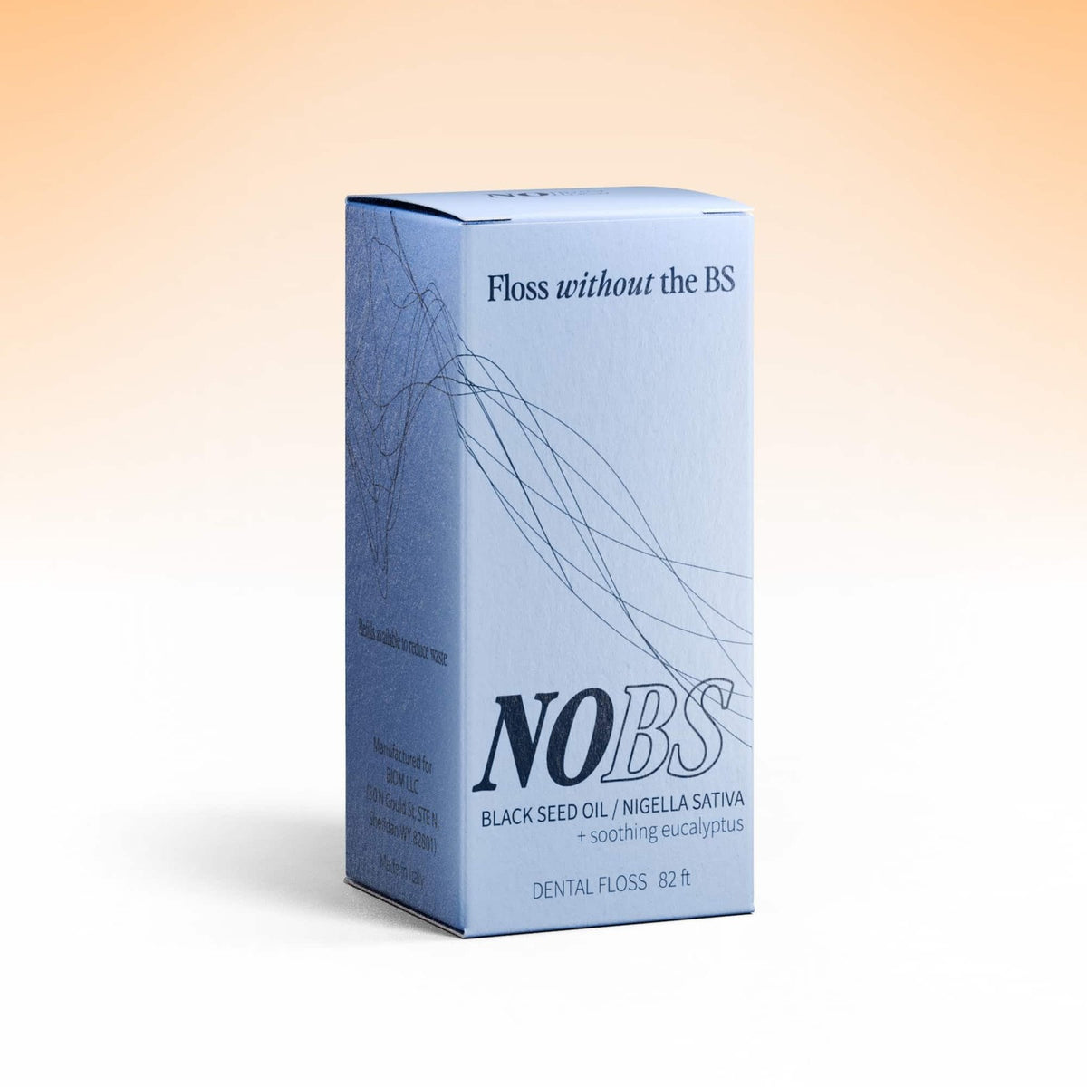 Expanding Dental Floss with Nigella Sativa and Eucalyptus - Cruelty-Free, Eco-Friendly Glass Jar