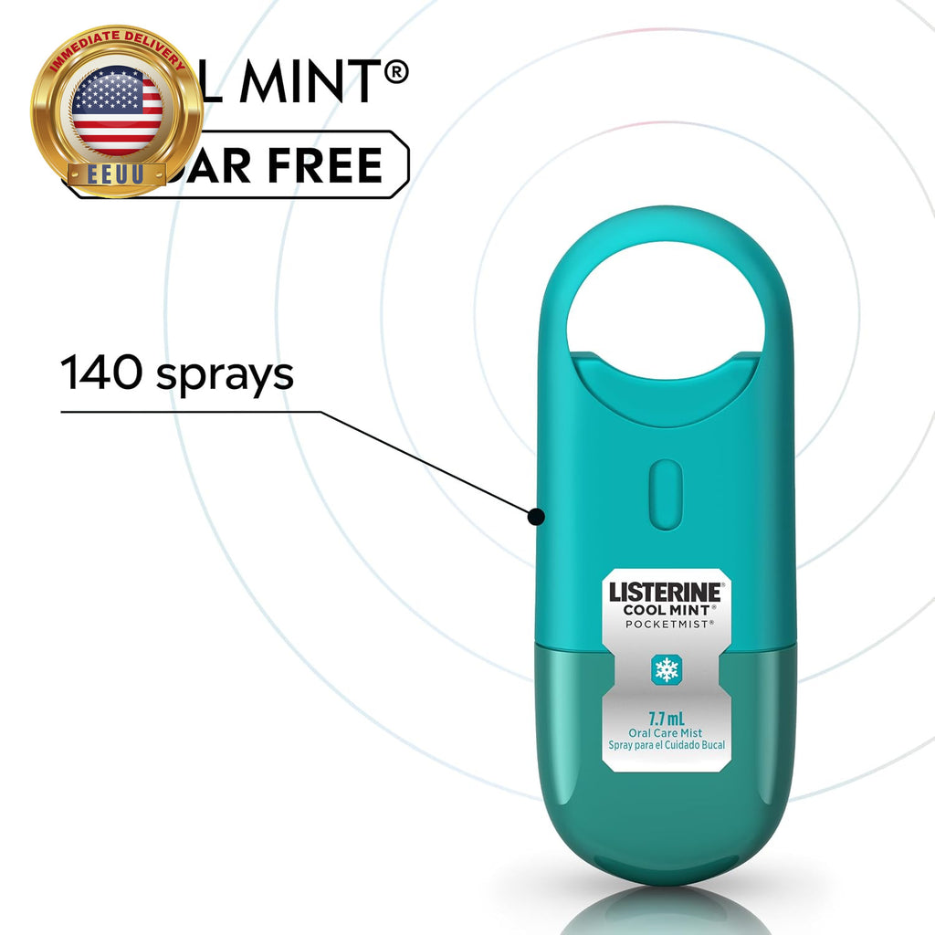 Pocketmist Oral Care Mist - Cool Mint, Travel Size, 2 Pack
