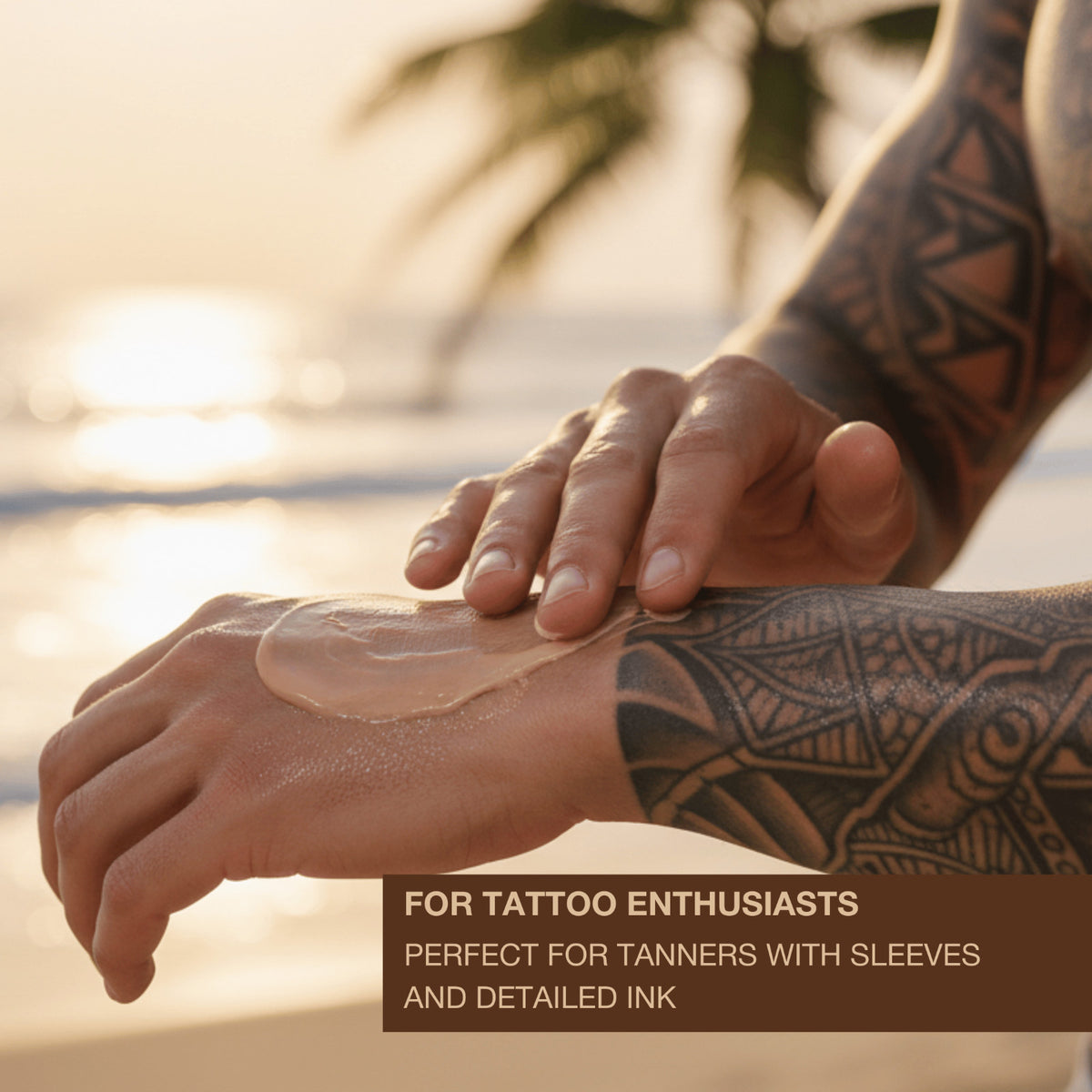 Onyx Tattoo Tanning Lotion Bronzing Accelerator with Tattoo Protection - 8.5/6.76 fl oz