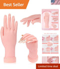 Flexible Nail Art Practice Hand for Manicure Training & Design