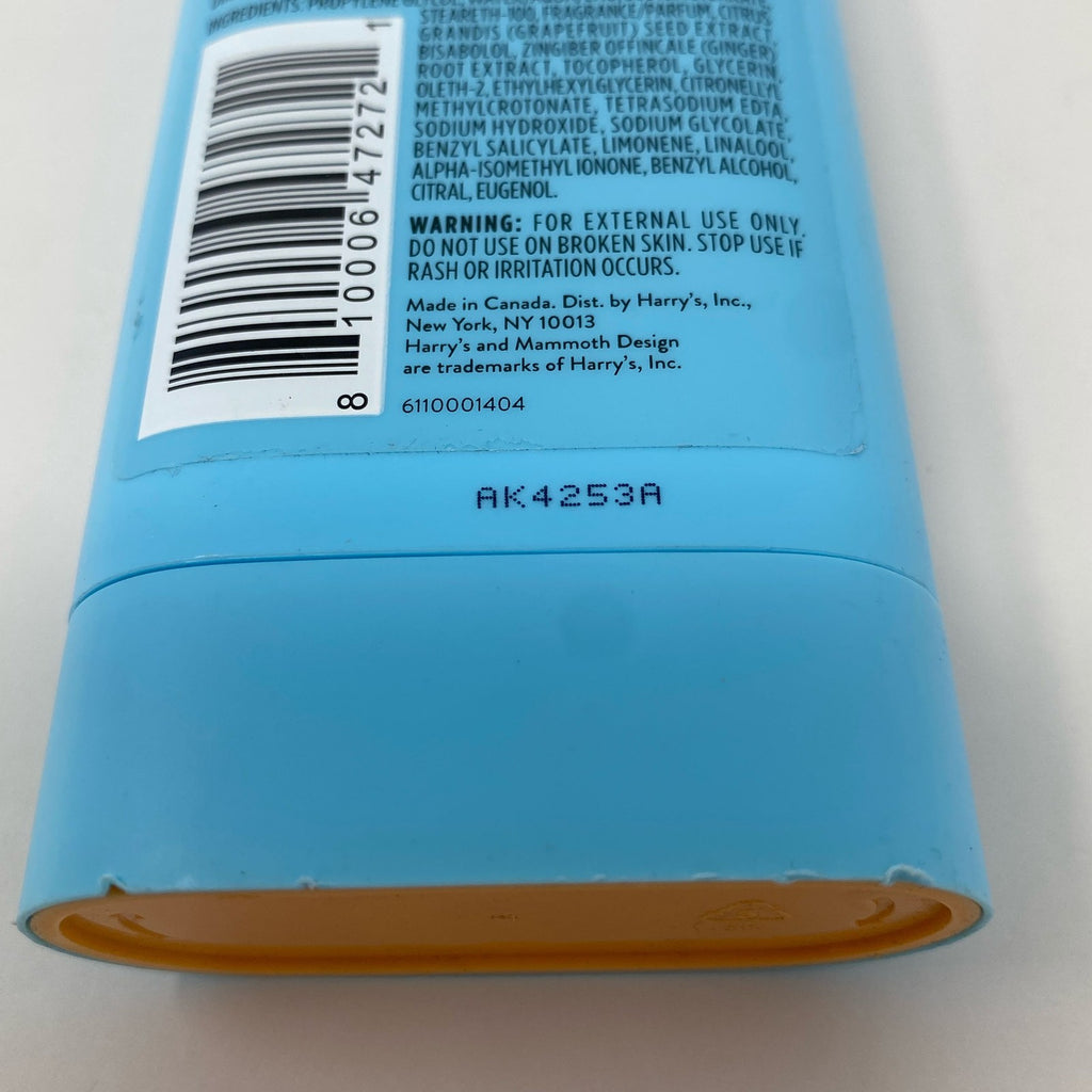 Harry's Deodorant Redwood Aluminum-Free Odor Control 2.5oz - 2 Pack