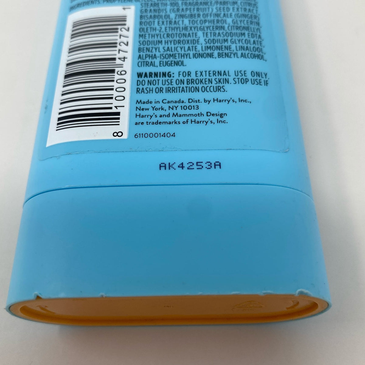 Harry's Deodorant Redwood Aluminum-Free Odor Control 2.5oz - 2 Pack