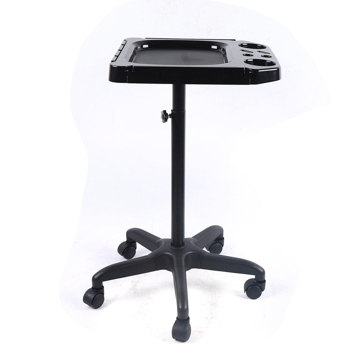 Salon Rolling Cart with Wheels - Adjustable Hairdresser Storage Trolley