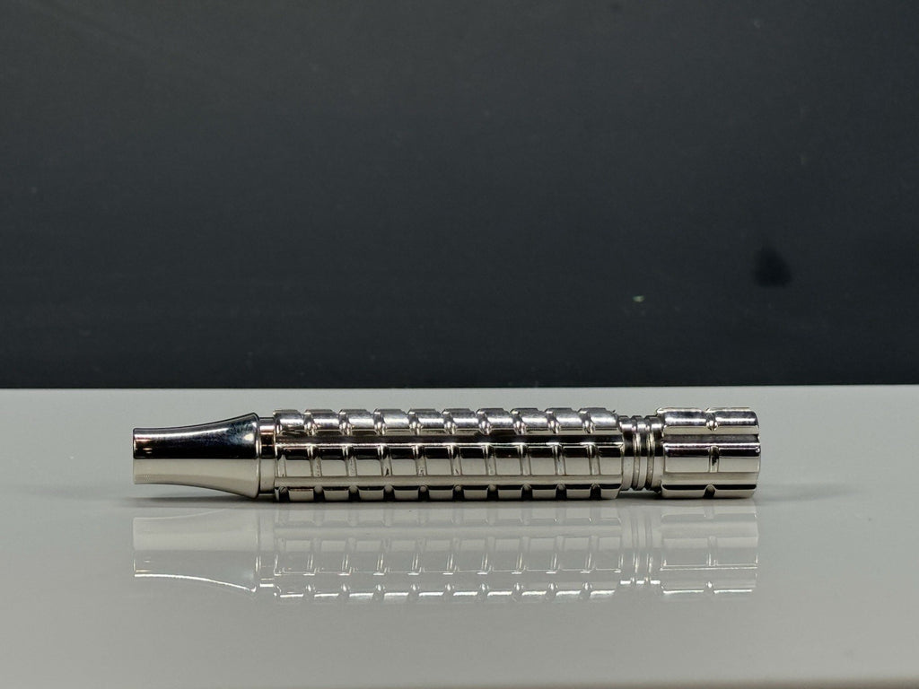 Stainless Steel Safety Razor Handle CNC Spiral Options for Double Edge Razors