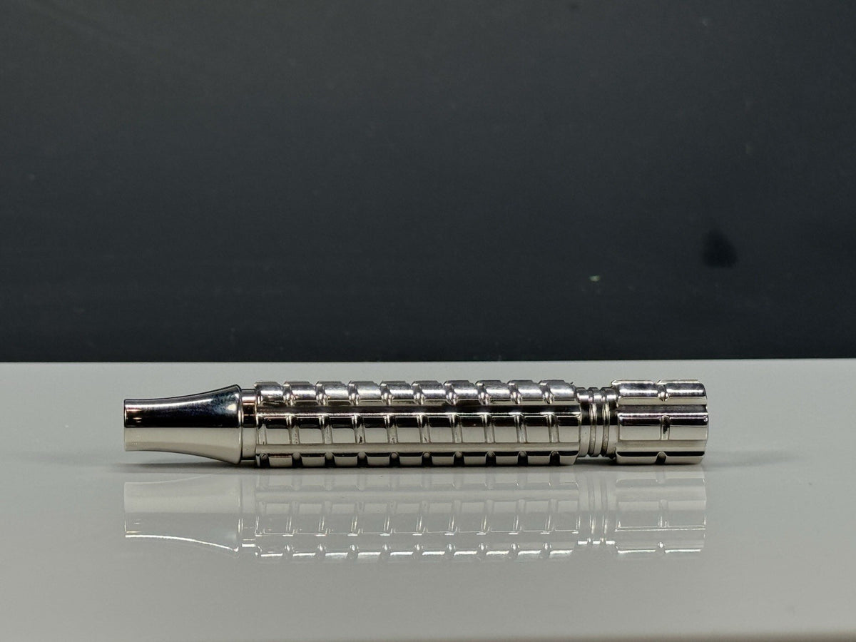 Stainless Steel Safety Razor Handle CNC Spiral Options for Double Edge Razors